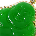 Diamond Jade Stone Buddha Pendant 65481 - Image 4