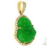 Diamond Jade Stone Buddha Pendant 65482 65483 - Image 2