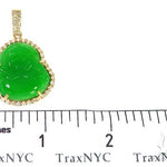 Diamond Jade Stone Buddha Pendant 65482 65483 - Image 6