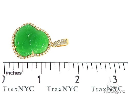 Diamond Jade Stone Buddha Pendant 65482 65483 - Image 7
