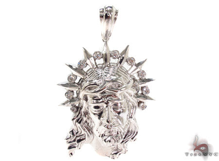 Diamond Jesus Pendant 33422 - Image 1