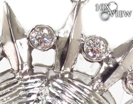 Diamond Jesus Pendant 33422 - Image 3