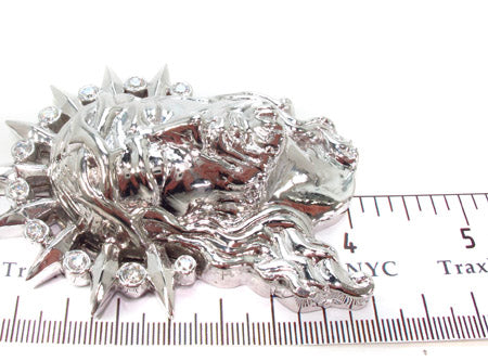 Diamond Jesus Pendant 33422 - Image 6