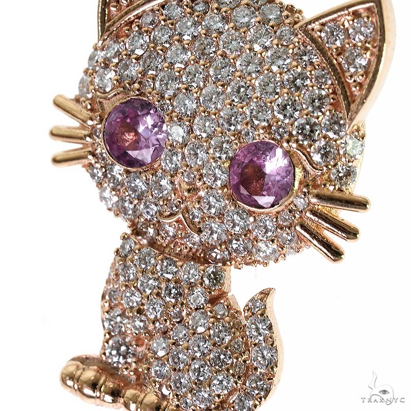 Diamond Kitty Pendant 70046 - Image 3