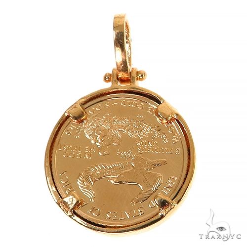 Buy Diamond Lady Liberty Coin Pendant 68171 – TraxNYC