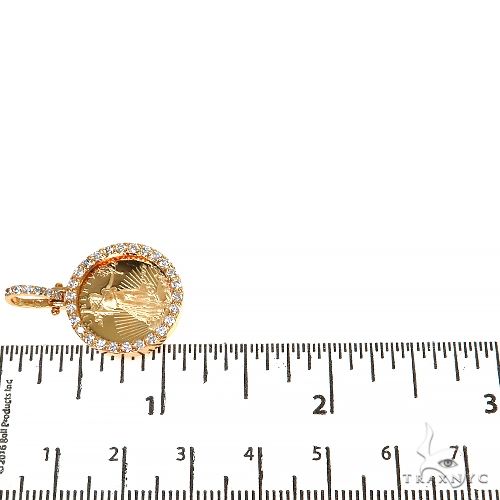 Diamond Lady Liberty Coin Pendant 68171 - Image 6