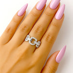 Diamond Link Ring 70766 - Image 6