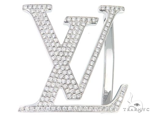 Diamond Louis Vuitton Belt Buckle 65042 - Image 1