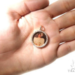 14K Gold Custom Photo Pendant 1 Inch 64428 - Image 6