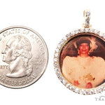 14K Gold Custom Photo Pendant 1 Inch 64428 - Image 7