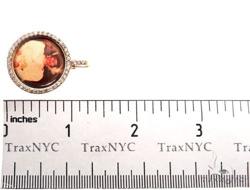 14K Gold Custom Photo Pendant 1 Inch 64428 - Image 8