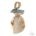 Diamond Money Bag Treasure Pendant 69568 - Image 2