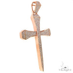 Large Diamond Nail Cross (Lab) 68649 - Image 2