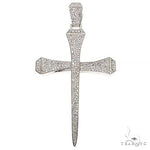 Medium Diamond Nail Cross (Lab) 68692 - Image 1