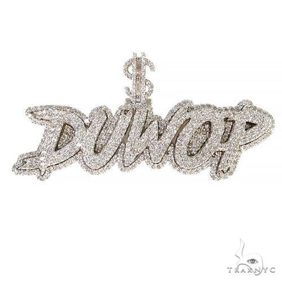 10K Gold Diamond Name Pendant
