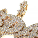 Diamond Name Pendant 68551 - Image 3