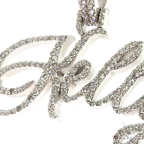 Diamond Name Pendant 68913 - Image 3