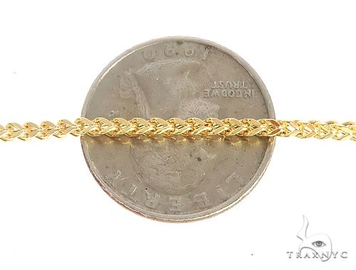 Diamond Pharaoh King Tut Pendant Franco Link Chain Set 65137 - Image 6