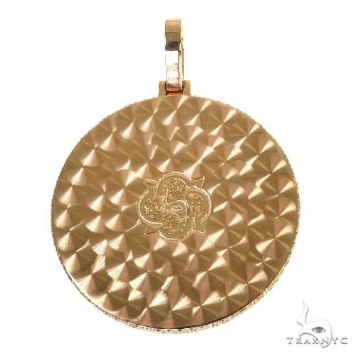 14K Gold Diamond Photo Pendant, photo 4 of 6