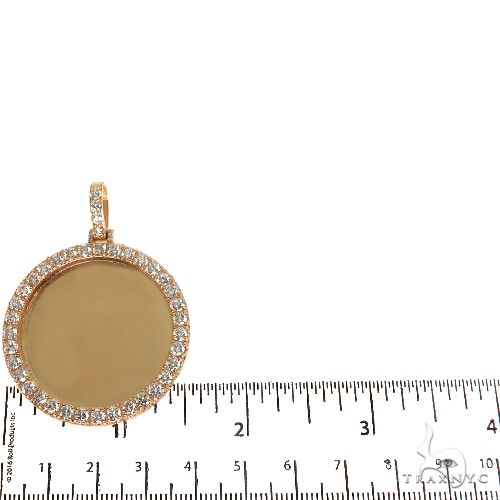14K Gold Diamond Photo Pendant, photo 5 of 6