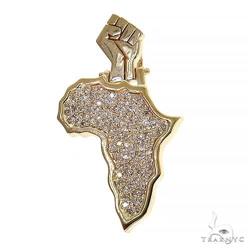 Diamond Power Fist African Charm 68189 - Image 1