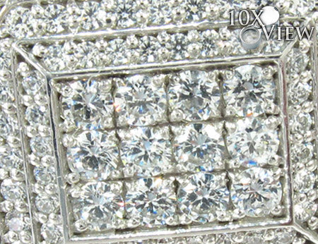Mens Indulgence Silver Lab-Grown Diamond Ring, photo 3 of 7