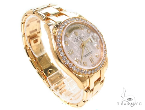 Diamond Rolex Day-Date Masterpiece 18K Gold Watch 36603 - Image 5