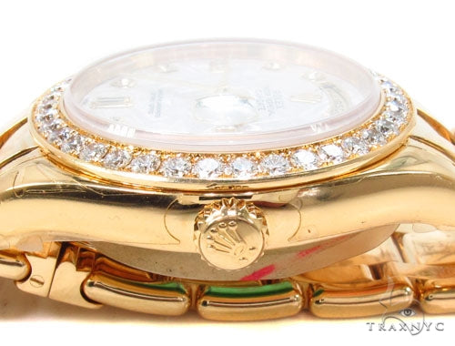 Diamond Rolex Day-Date Masterpiece 18K Gold Watch 36603 - Image 8