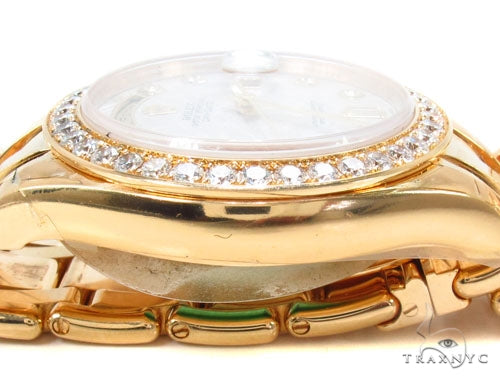 Diamond Rolex Day-Date Masterpiece 18K Gold Watch 36603 - Image 9