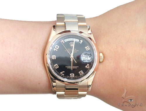 Rolex Day Date President Rose Gold 118205 44440 - Image 11