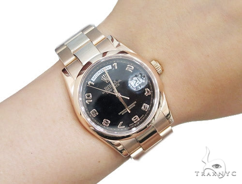 Rolex Day Date President Rose Gold 118205 44440 - Image 12