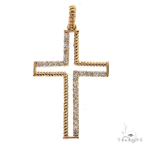 Diamond Rope Cross 68924 - Image 1