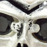 Mens Silver Skull Ring 31329 - Image 3