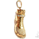 Diamond Sneaker Shoe Pendant 64735 - Image 2