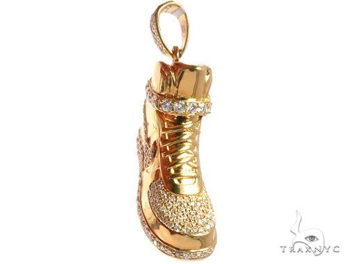 Diamond Sneaker Shoe Pendant 64735 - Image 2