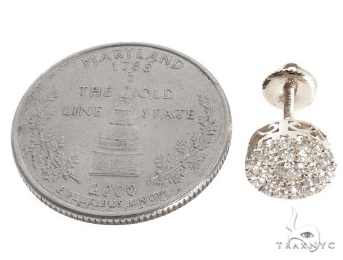 14K Gold Diamond Earrings 64174 - Image 5