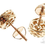 14K Gold Diamond Stud Earrings 64175 - Image 6