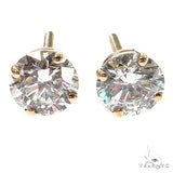 2 Ctw Round-Cut Diamond Studs (Lab) 68464