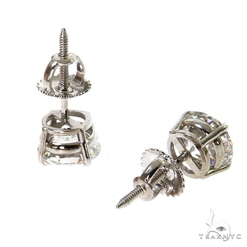 1.50ct each Diamond Stud Earrings (Lab) 68463 - Image 3