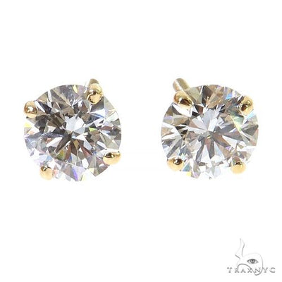75 Pt Diamond Stud Earrings (Lab) 68465 - Image 1