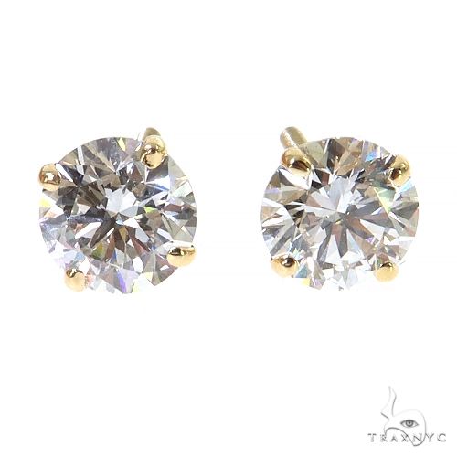 75 Pt Diamond Stud Earrings (Lab) 68465 - Image 1