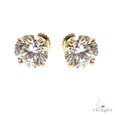 2ct each Diamond Stud Earrings (Lab) 68570 - Image 1