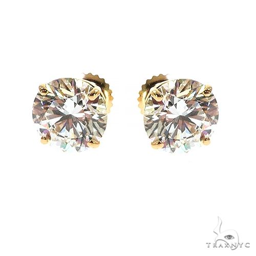 2ct each Diamond Stud Earrings (Lab) 68570 - Image 1