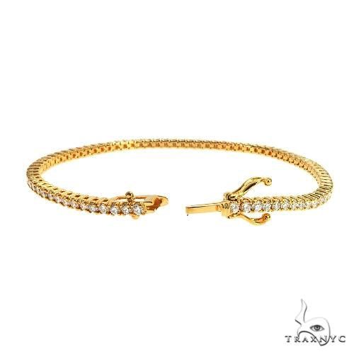 Diamond Tennis Bracelet 2.7 mm 8 inches 69858 - Image 2