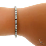 11 Pointer Diamond Tennis Bracelet 69102 - Image 6