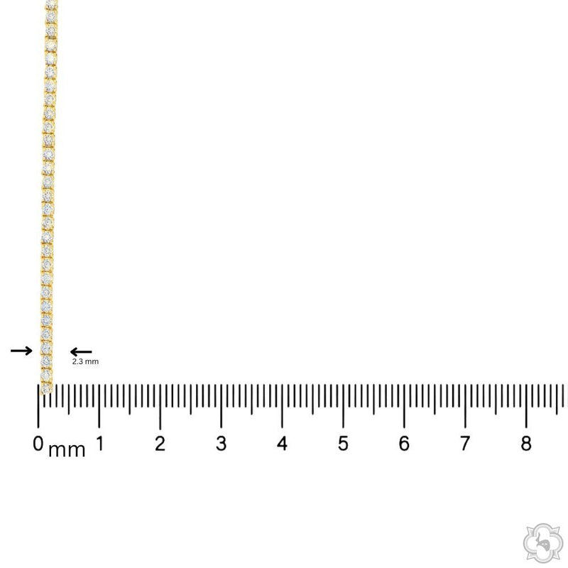 Diamond Tennis Chain 16 Inch 2.3mm 70841 - Image 5