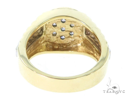 14K Gold Diamond Timepiece Ring, photo 6 of 7