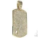 Diamond Triangle Dog Tag Pendant 45572 - Image 2
