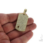 Diamond Triangle Dog Tag Pendant 45572 - Image 10