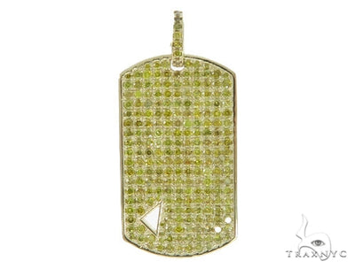 Diamond Triangle Dog Tag Pendant 45573 - Image 1